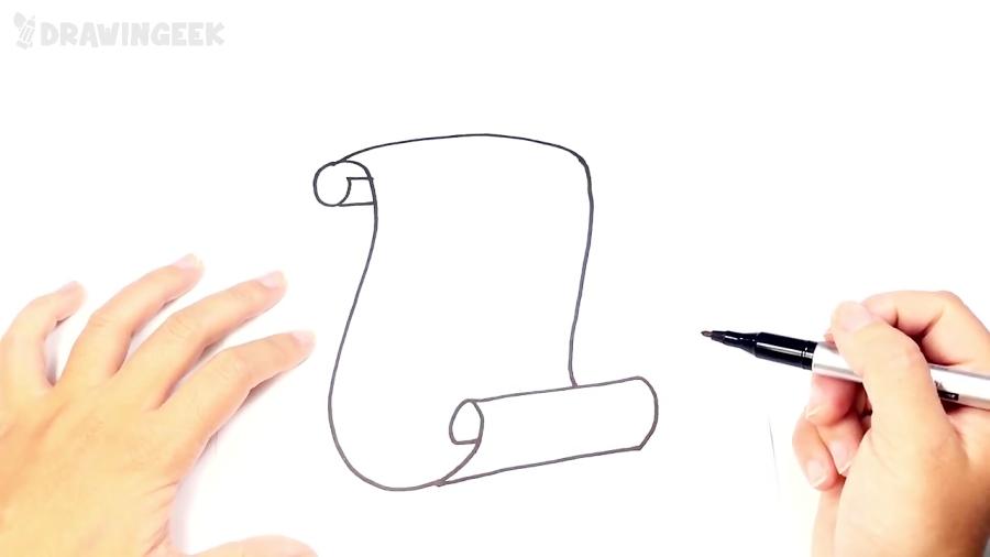 How to draw a Scroll or Parchment