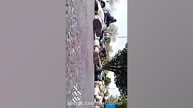 تیراندازی شدید به رژه نیروهای...