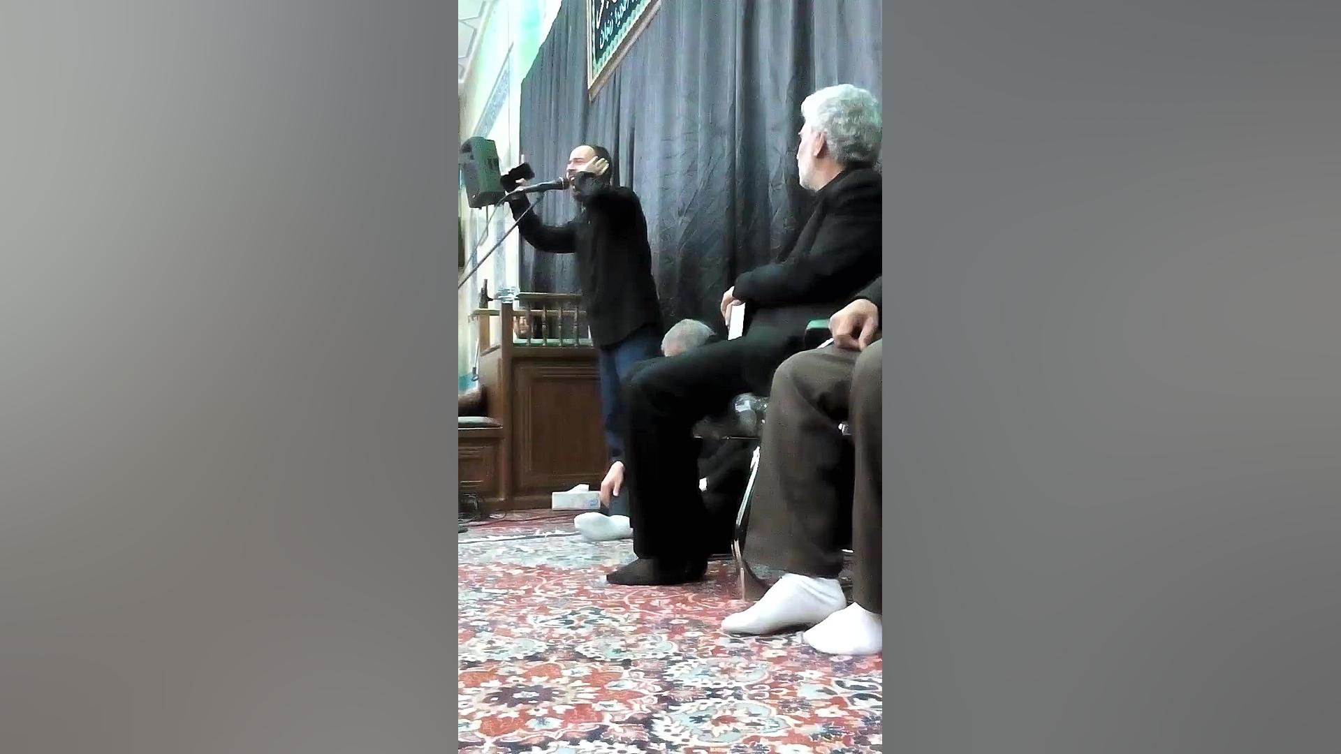 کربلایی حسین ادیبی با استاد حا...