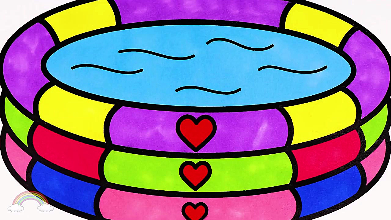 Baby Paddling Pool Coloring Bo...
