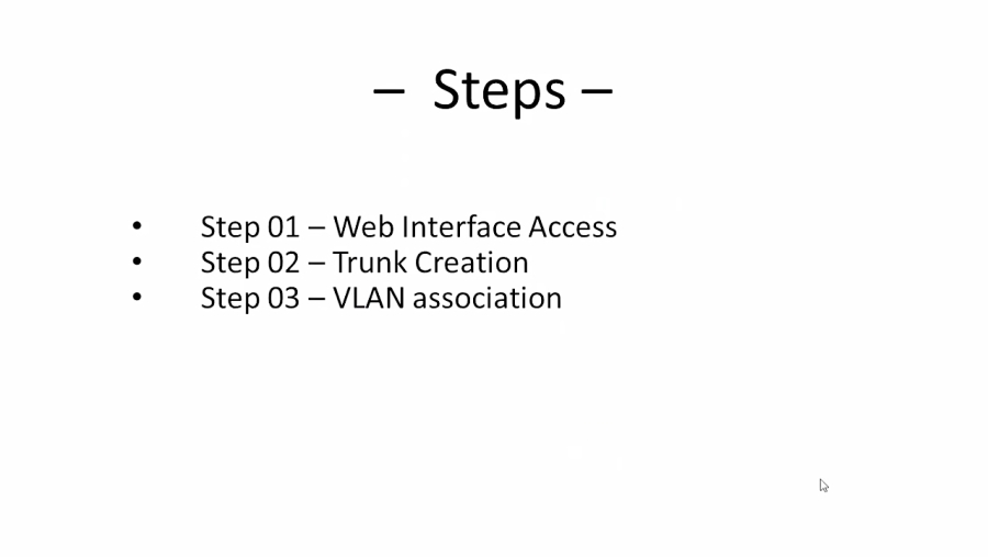 HP Switch Trunk Configuration (JE009A)