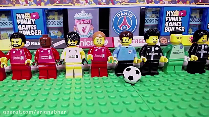 کارتون لگو ها  فوتبال پاری سن...