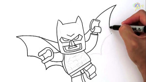 How to Draw LEGO Batman  Color...