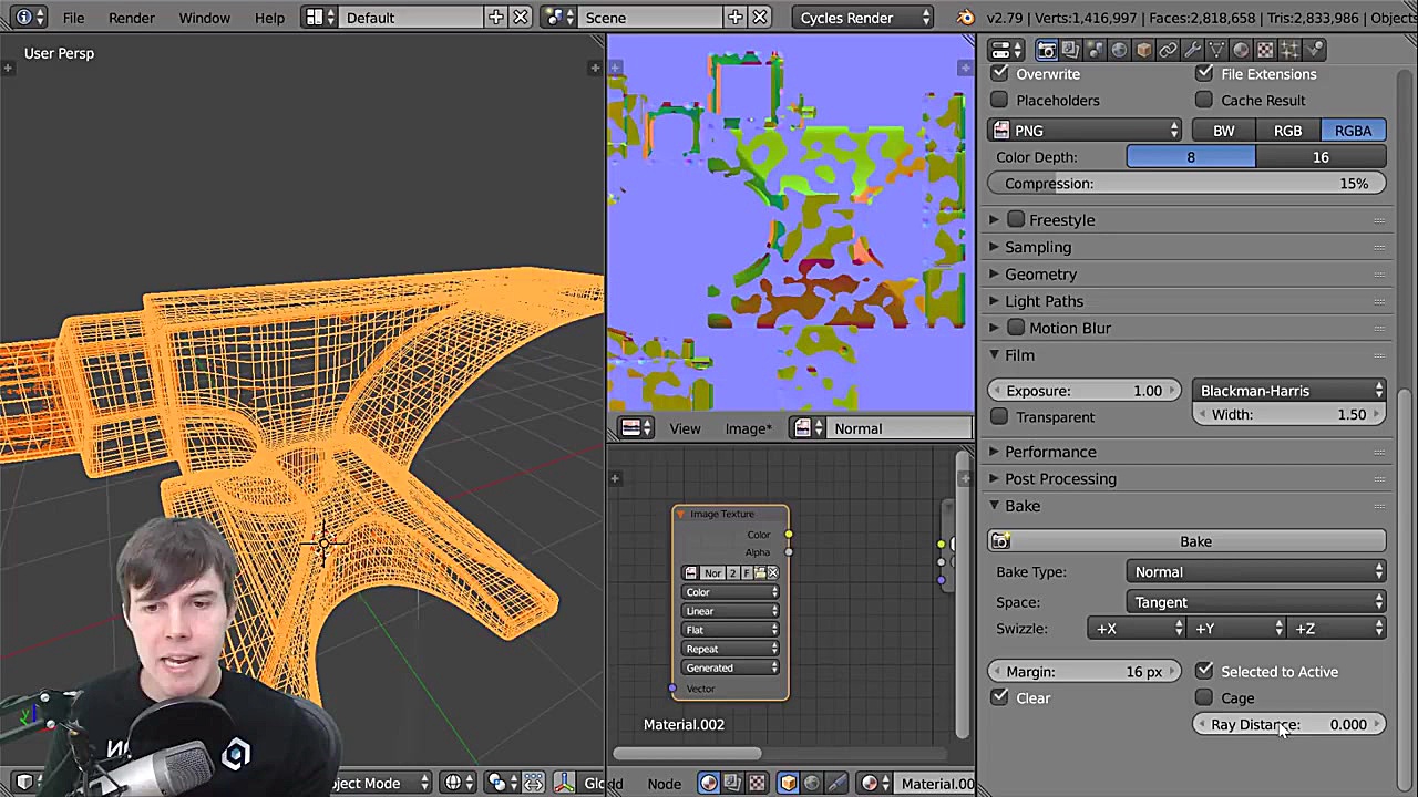 How to Bake Perfect Normals in Blender - Tutorial