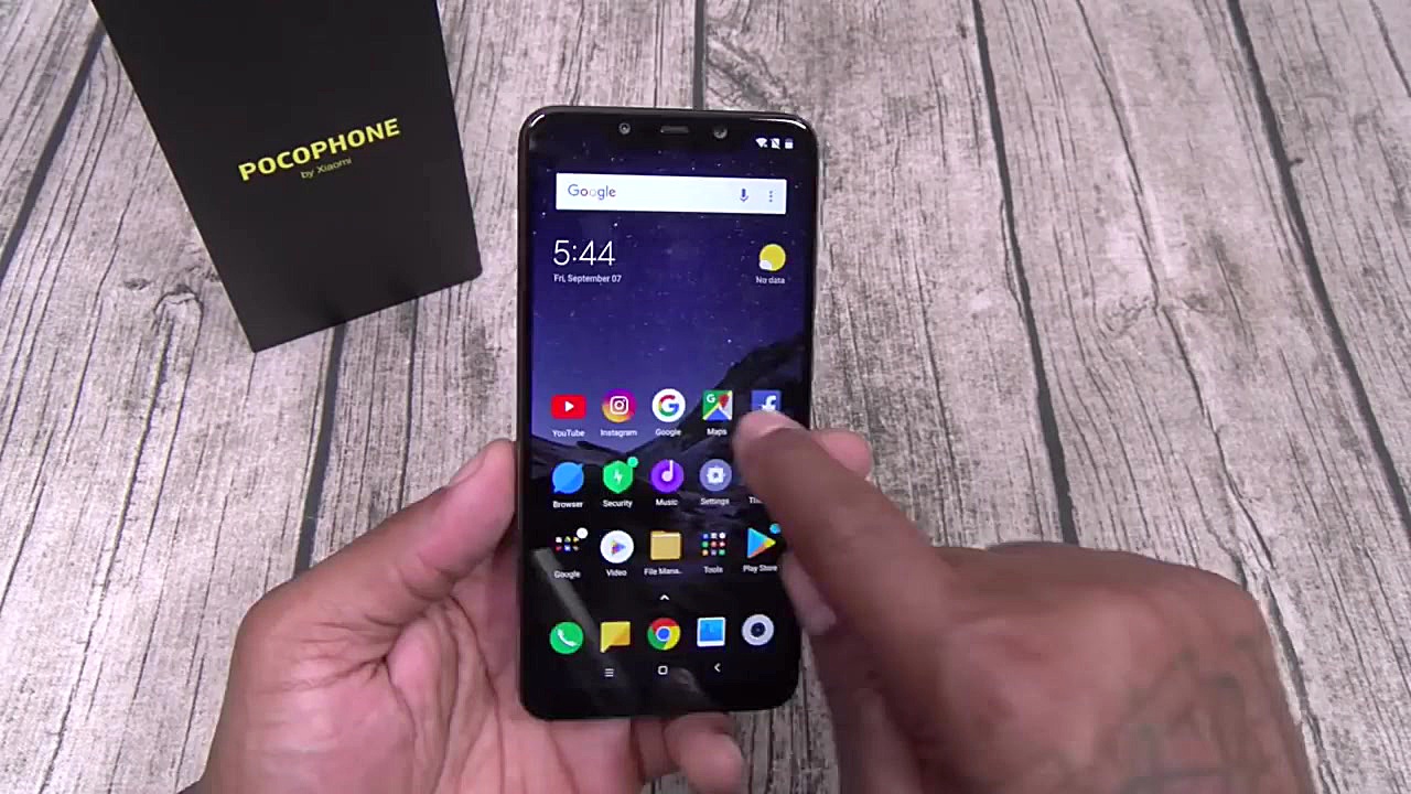 جعبه گشایی شیائومی پوکوفون اف...