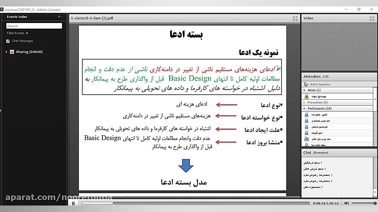 نمونه کلاس رشته مهندسی عمران گ...