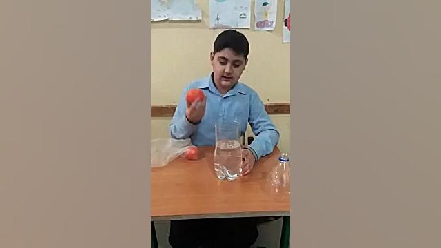 آزمایش ساده و جالب . نارنگی در...