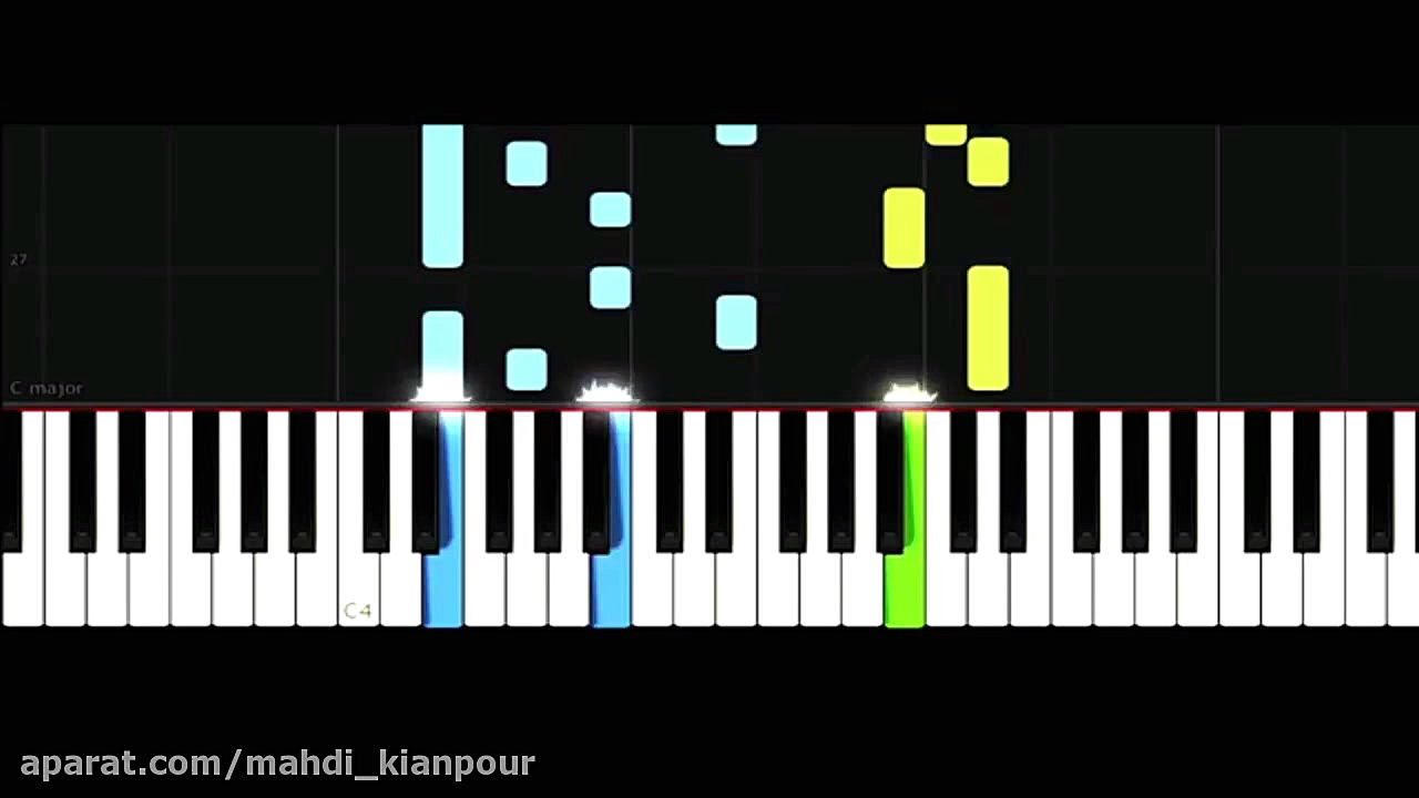 پیانو آهنگ ترکی به دریای سیاه...
