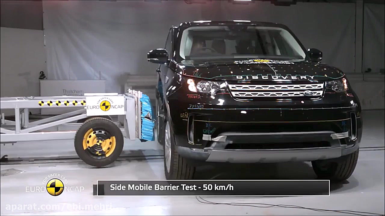 تست تصادف لندروور دیسکاوری