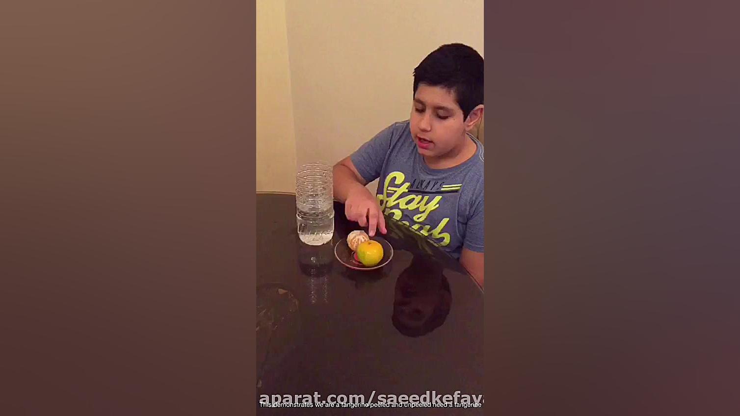 آزمایش با نارنگی  جالب  M.M.S