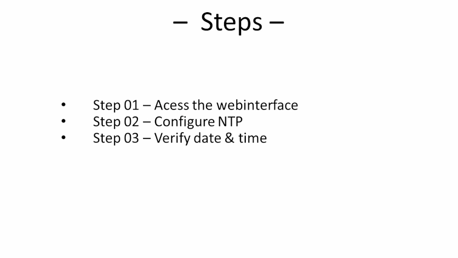 HP Switch Date and Time Configuration via NTP (JE009A)