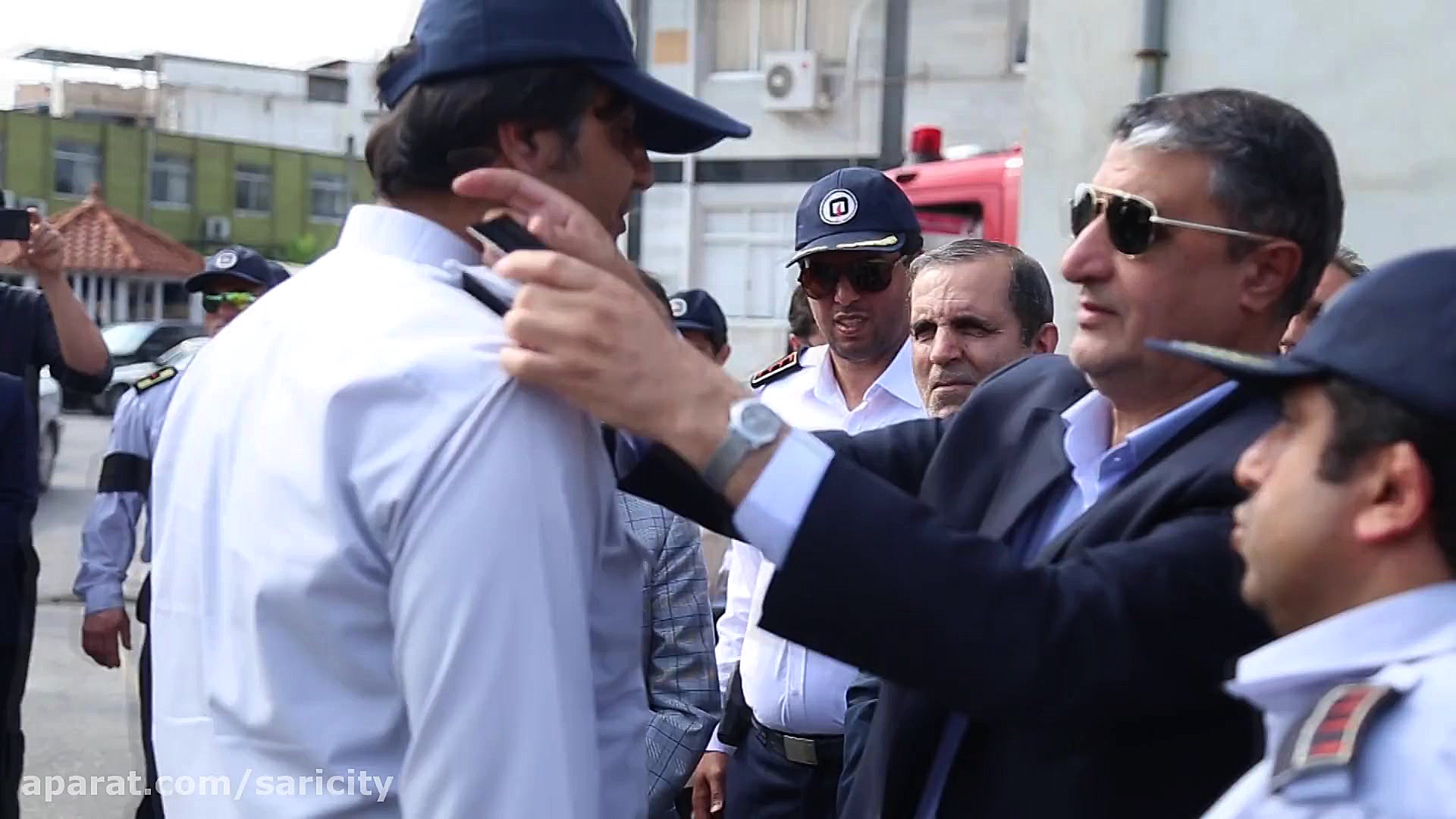 مانور عملیاتی اتش نشانان ساروی...