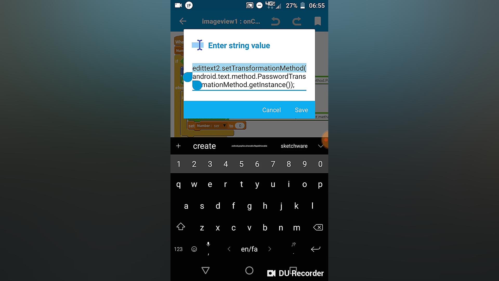 hide and show password in sket...