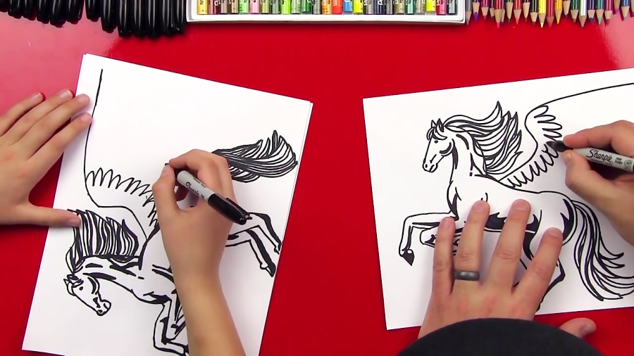 How To Draw A Realistic Pegasus (Part 2)