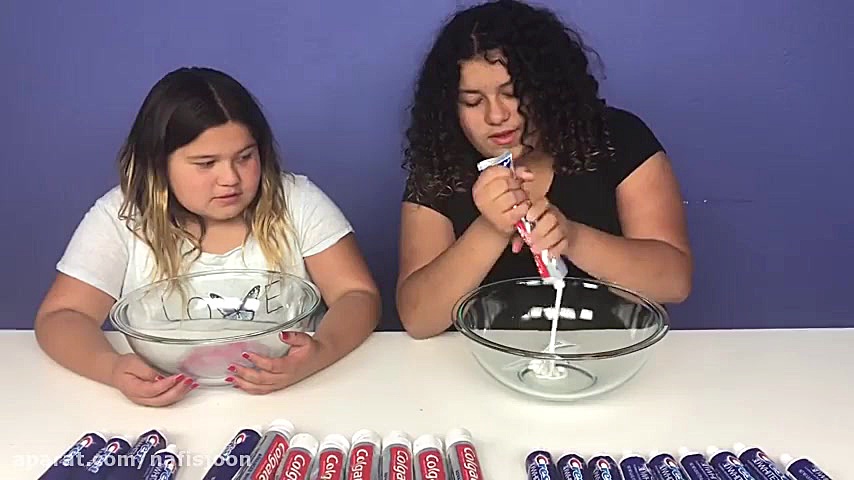 مری و ایزی  آموزش اسلایم با خم...