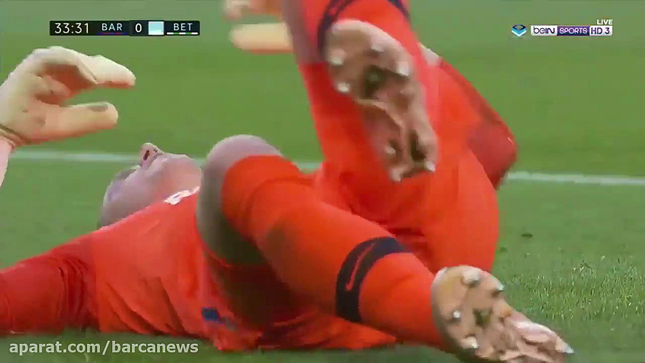 گل دوم بتیس به بارسلونا توسط خ...