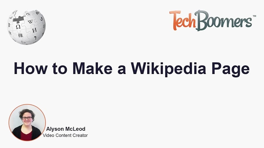 How To Make A Wikipedia Page