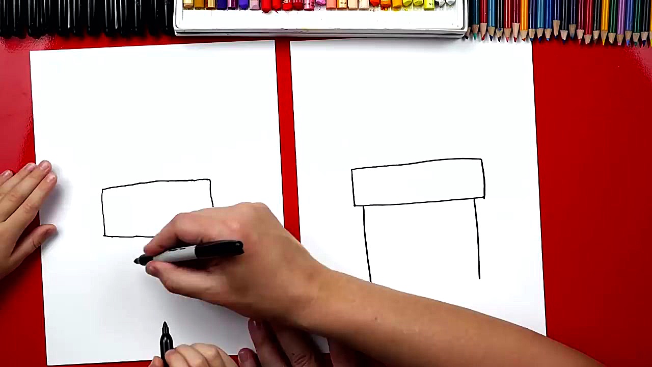 How To Draw A Christmas Presen...