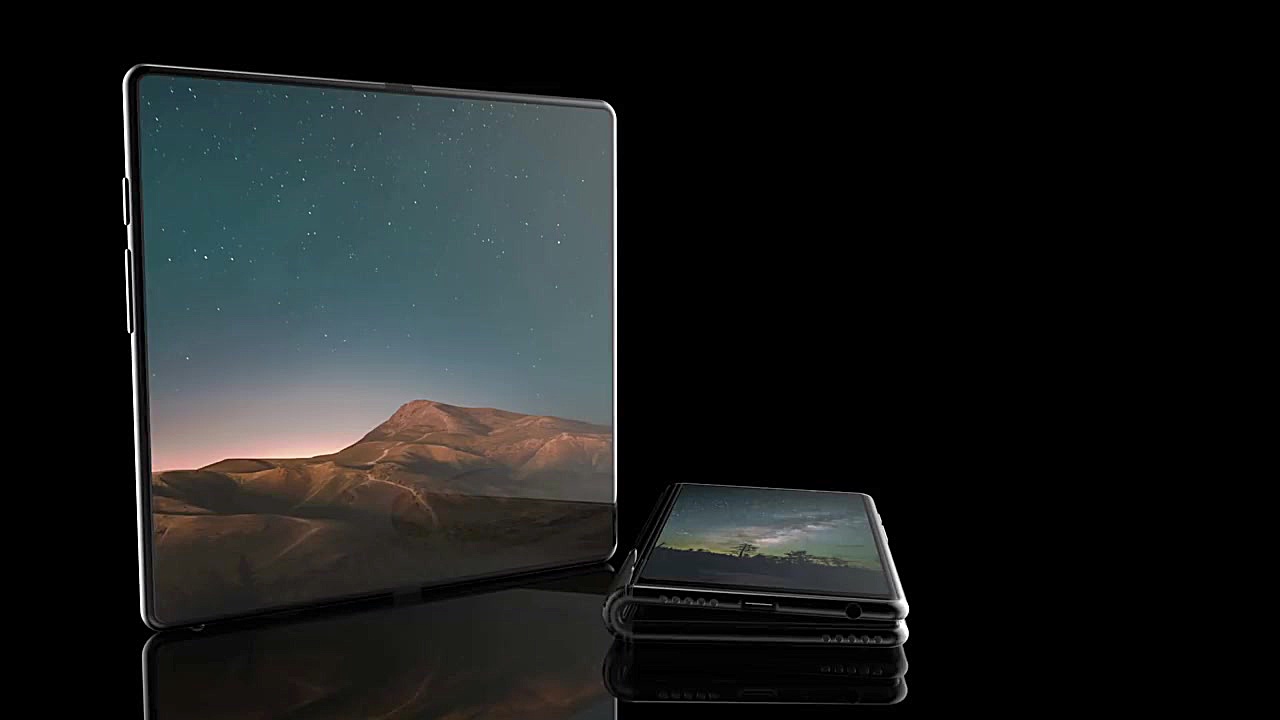 کانسپتی از طراحی Galaxy F، اول...