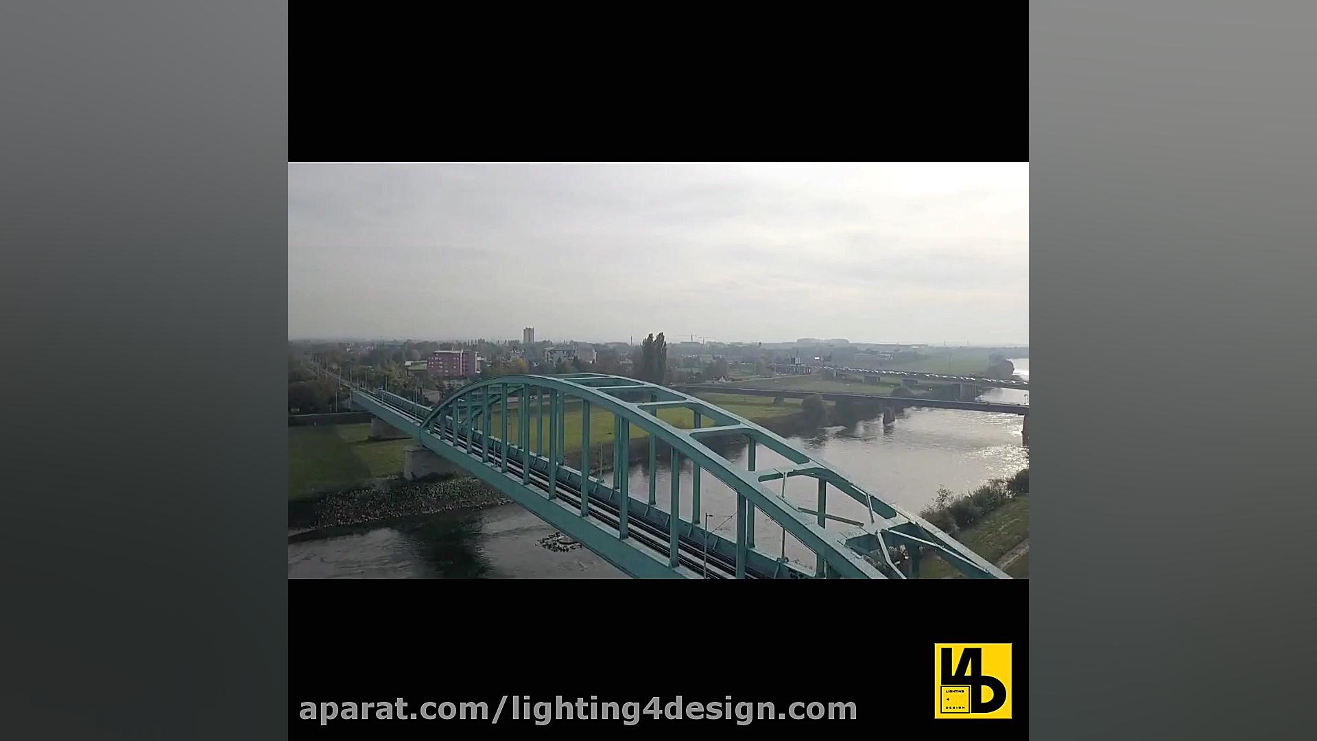 طراحی روشنایی پل هاندریکس در ز...