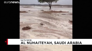کویت و عربستان گرفتار در سیل؛...