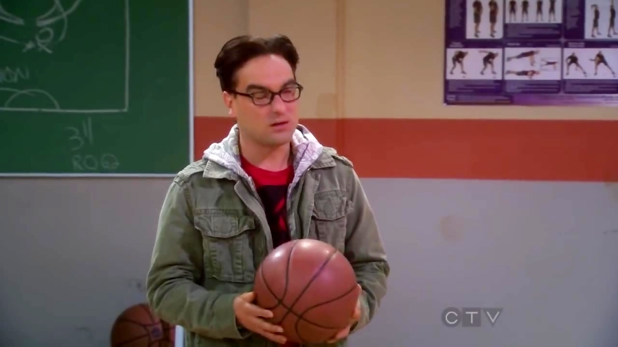 The Big Bang Theory Sheldon vs. Kripke (Basketball Match)