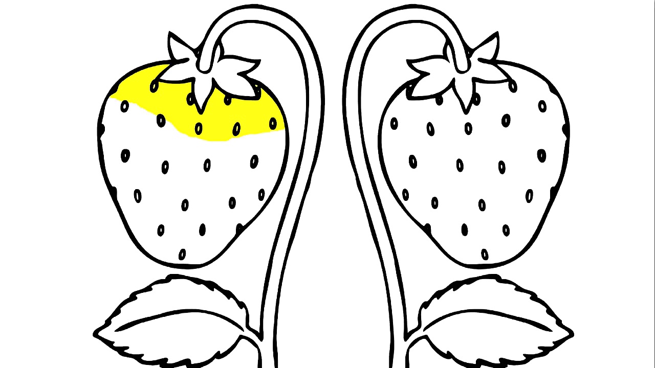 How to Color Strawberry Learn...