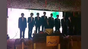 اجرای گروه سرود دلدادگان حضرت...
