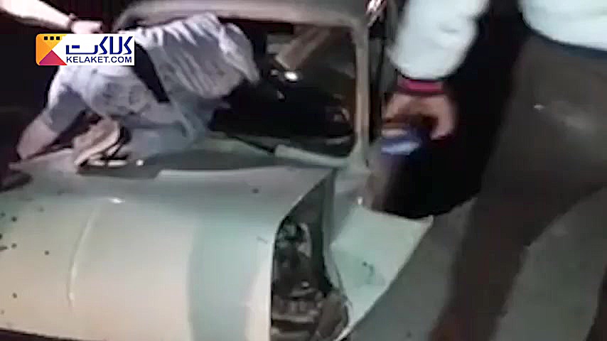 بلعیده شدن یک خودرو در یکی از...