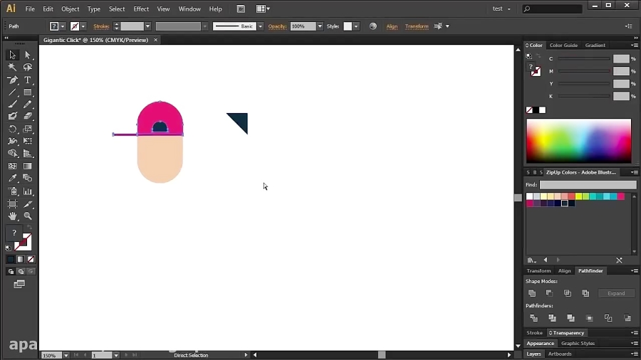 How To Create Characters, Speed Art Drawing, Illustrator Tutorial1
