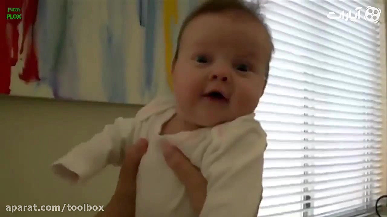 واکنش بچه ها به صدای بی ادبی خ...