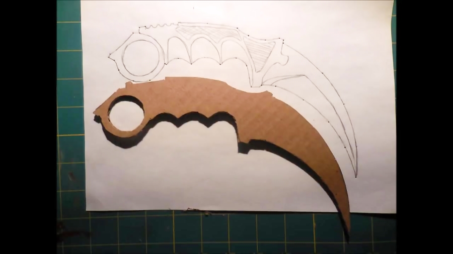How To Make A Karambit Out Of Scissors How to make my ★ Karambit | Cardboard