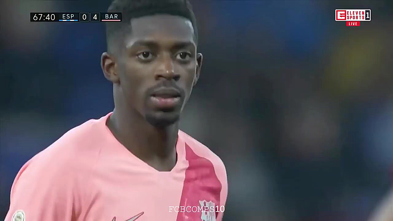 حرکات عثمان دمبله مقابل اسپانی...