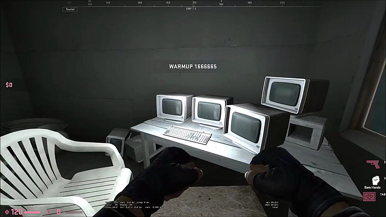ایستراگ در بازی Counter Strike...