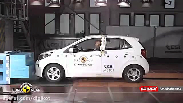 تست تصادف کیا پیکانتو