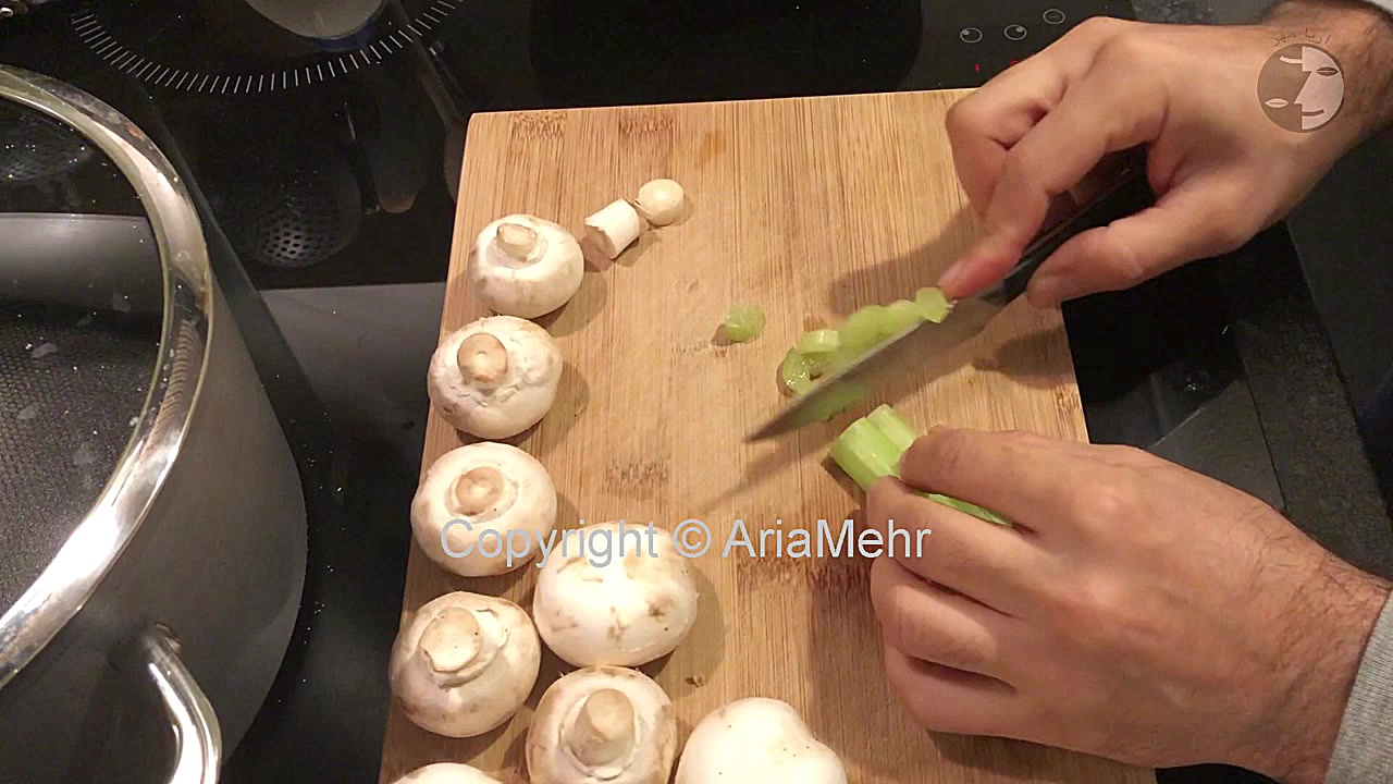 آموزش درست کردن سوپ قارچ و تره...