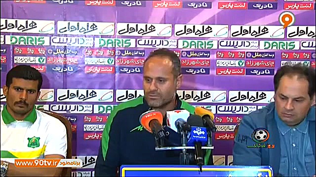 کنفرانس خبری فرحانی، مربی صنعت...