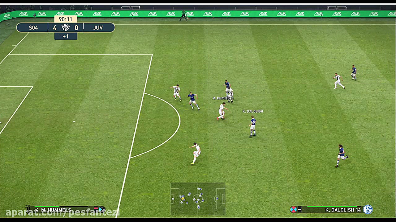 بازی دوستانه شالکه و یوونتوس