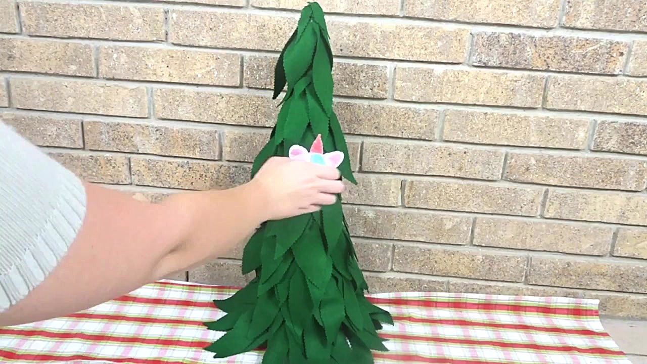 ساخت درخت کریسمس نمدی