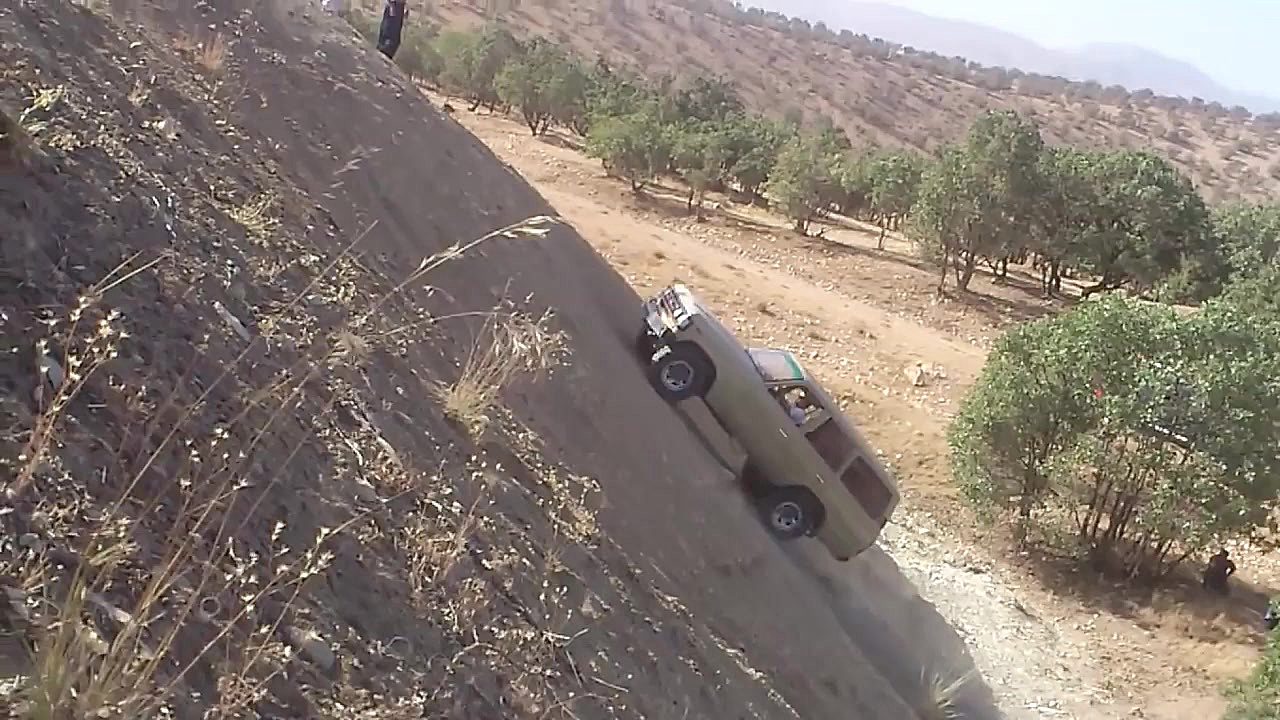 آفرود با شیب وحشتناک تویوتا