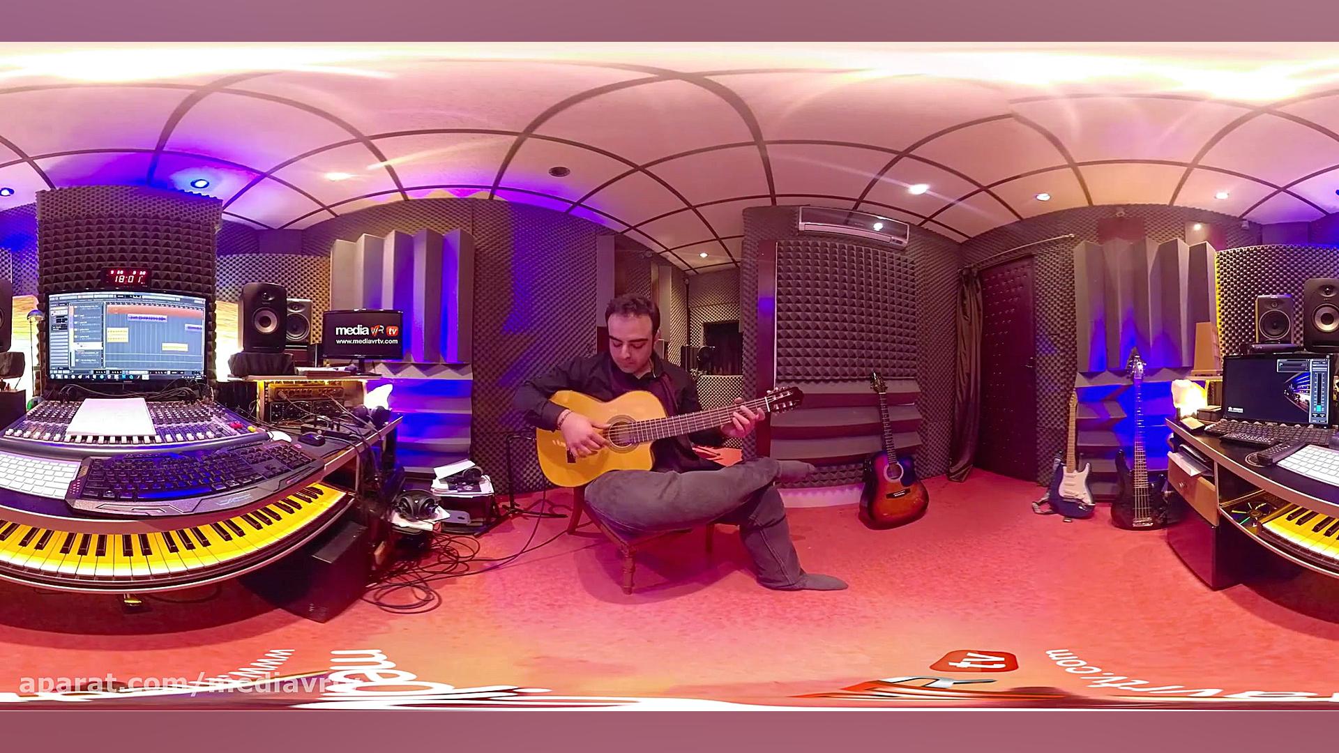 فیلم 360 درجه آموزش گیتار آرش...