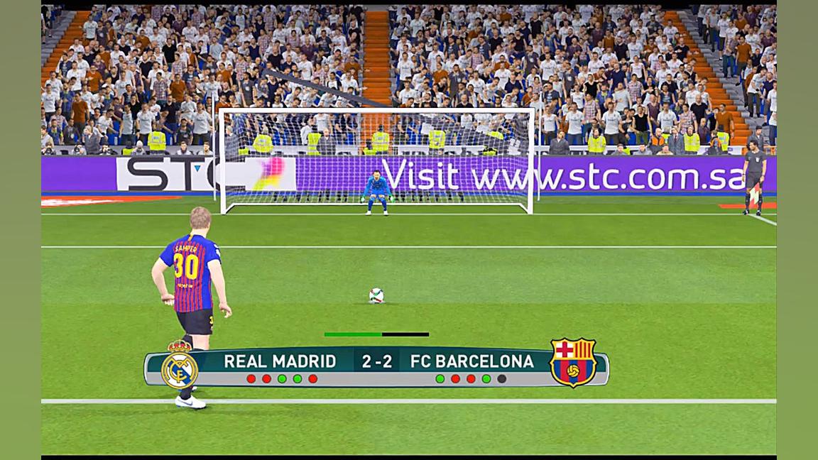 گیم پلی پنالتی رئال مادرید و ب...