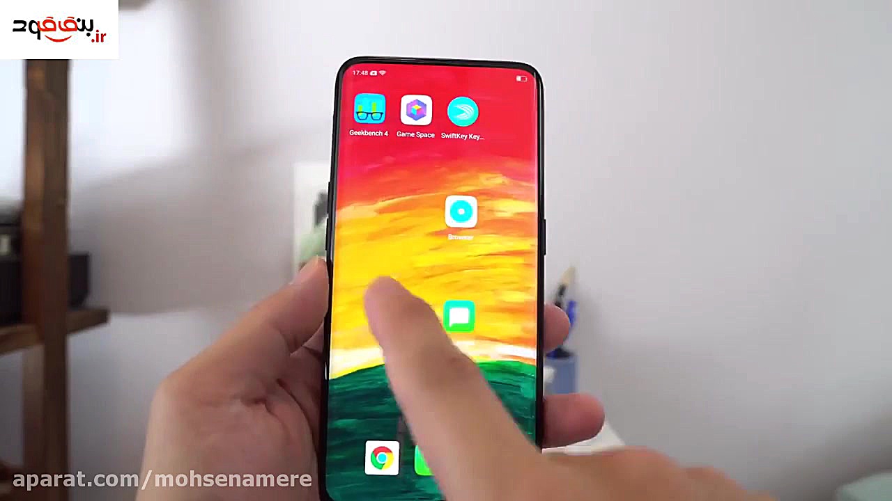 جعبه گشایی و هندزآن گوشی oppo...