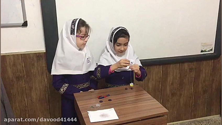 اجرای آزمایش توسط سارینا باهنر...