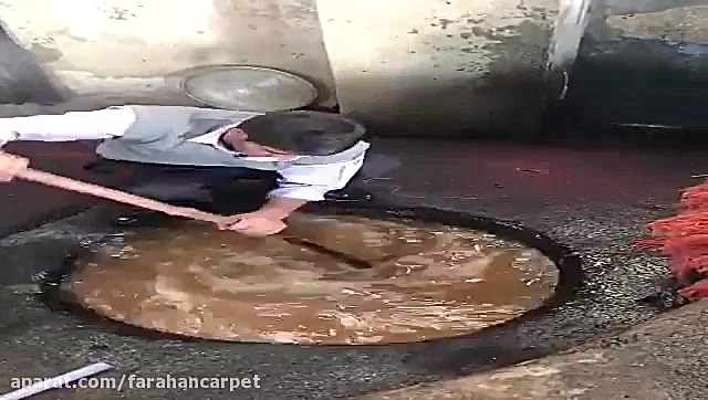 مراحل انجام رنگرزی گیاهی در کا...