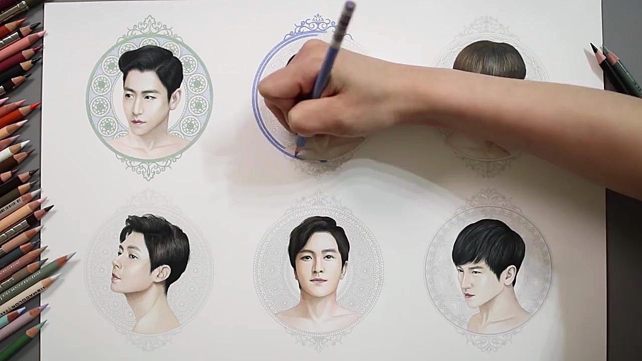 신화 컬러링북 리뷰 (Shinhwa co...