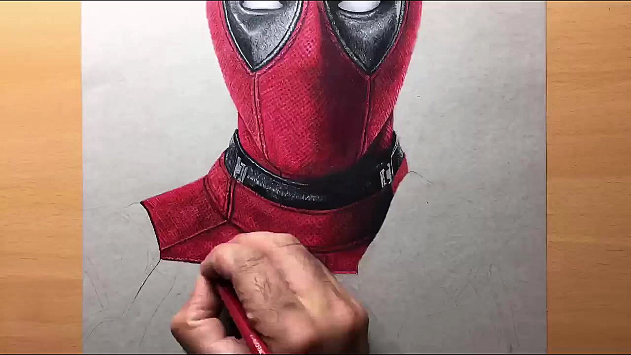 Drawing Deadpool  Time lapse |...