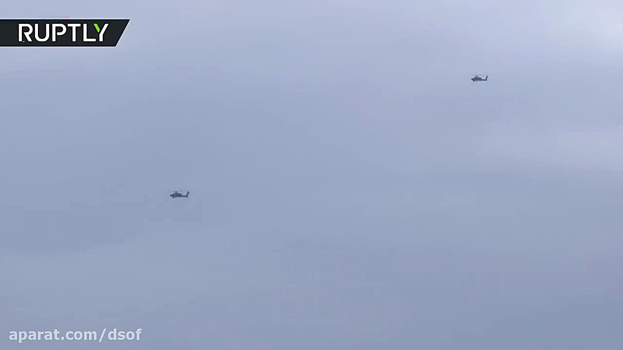 مانور بالگردهای آمریکایی در شه...