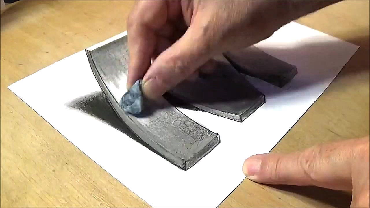 اموزش نقاشی سه بعدی ساده آسان